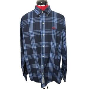 La Martina Buenos Aires Men’s Blue Long Sleeve Button Up Shirt Size XL
